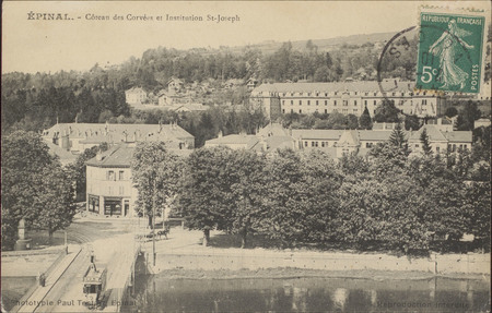 pont / carrefour/institution St-Joseph
carte postale / photo.
Album I